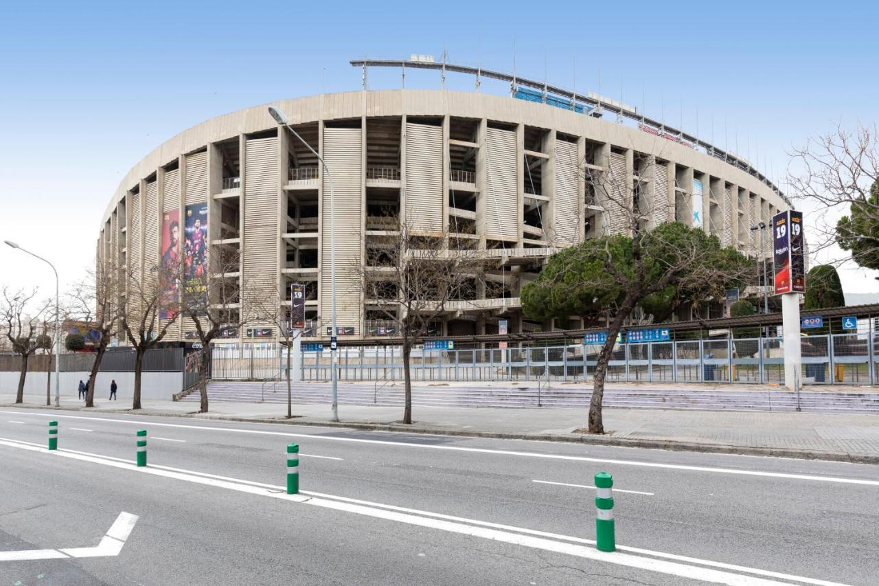 The Camp Nou Fcb Apartment Barcelona Exteriör bild